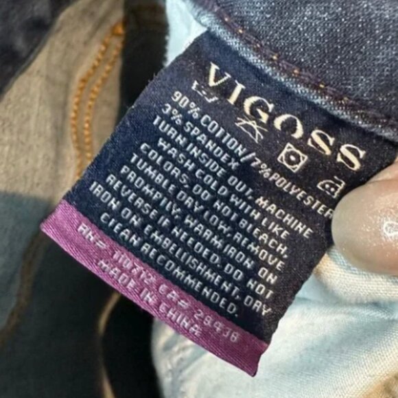VIGOSS Jeans Jagger Bootcut Style Stretch Classic Fit Women’s Size 18 L30 Denim - Picture 6 of 6